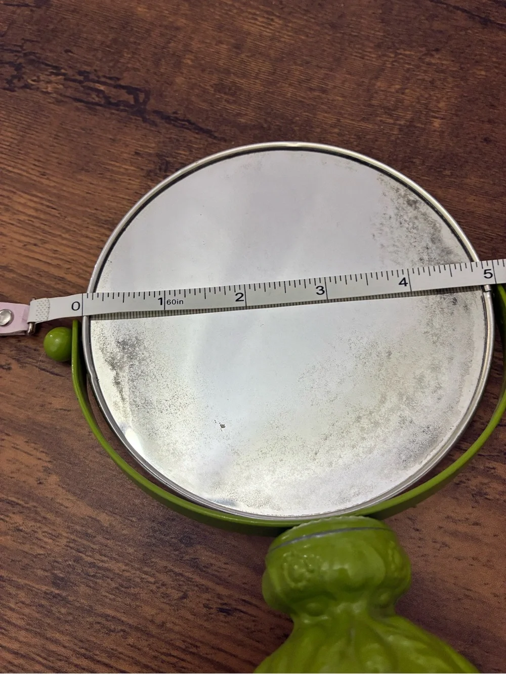 Vintage Tabletop Double Sided Pedestal Vanity Mirror